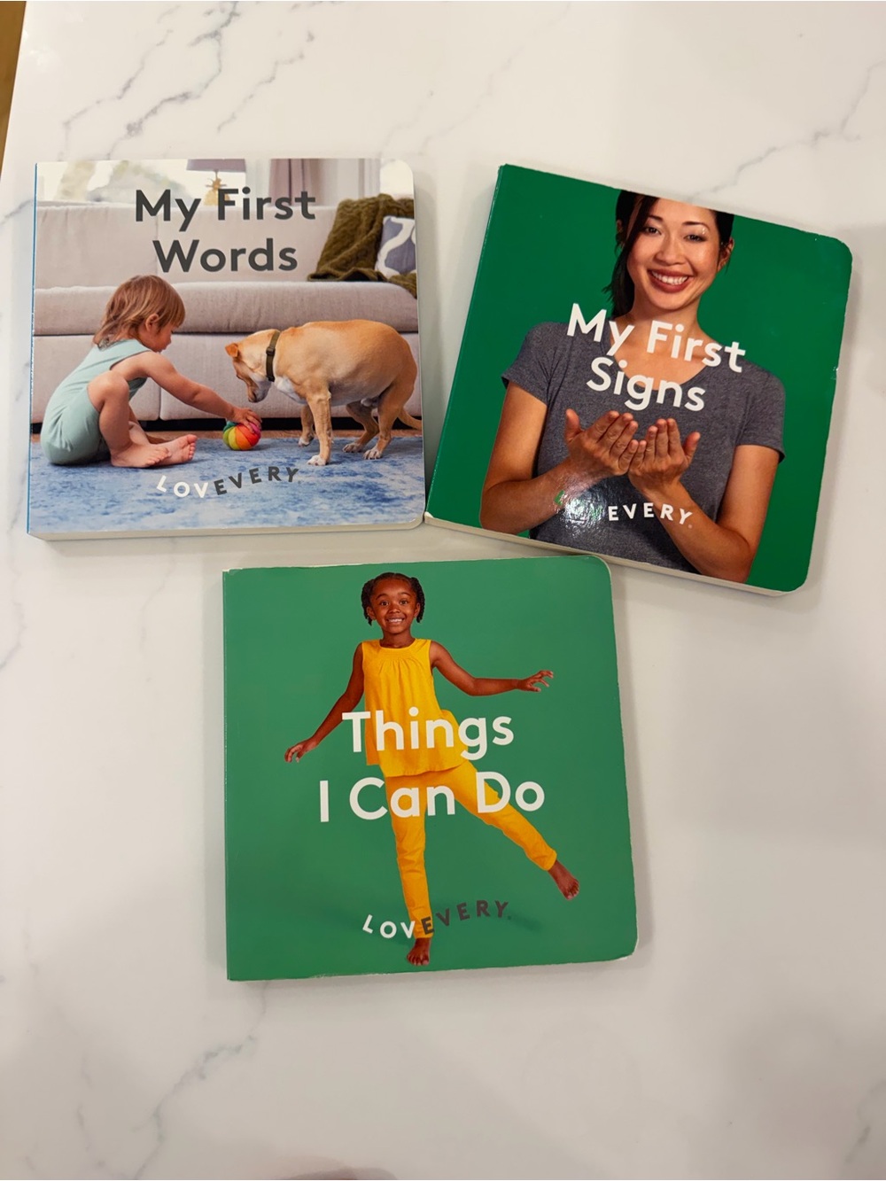 Lovevery Baby Board Book Set (3)